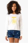 Romania Coat Arms Ekru Ekstra Uzunkol Sweatshirt thumbnail 1