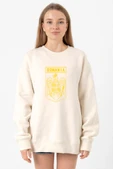 Romania Coat Arms Ekru Kadın 2ip Sweatshirt thumbnail 1