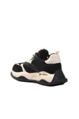 Guja Siyah Suni Deri Kadın Sneaker 24Y425 G - 4
