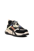 Guja Siyah Suni Deri Kadın Sneaker 24Y425 G - 3
