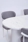 Bohem Polo Lak Panel Yemek Masa Sandalye Takımı 90x170 - 12