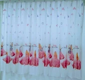 TAÇ LİSANSLI BARBIE THE PRINCESS THE POPSTAR TÜL PERDE-190 cm x 200 cm-DÜZ PİLE (PİLESİZ) - 1