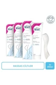 Veet Pure Tüy Dökücü Krem Hassas Cilt 200 ml 3 Adet - 1