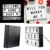 A4 Led Işıklı Yazı Panosu Lightbox - 1
