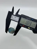Okyanus Temalı Doğal Kabaşon Firuze Taşı 17 Karat - Turkuaz Taşı 3,39 Gram - 4