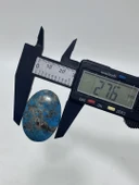 Okyanus Temalı Doğal Kabaşon Firuze Taşı 88,5 Karat - Turkuaz Taşı 17,72 Gram - 3