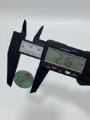 Okyanus Temalı Doğal Kabaşon Firuze Taşı 25 Karat - Turkuaz Taşı 5 Gram - 4