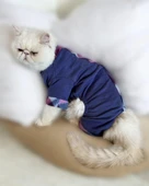 Monogram Purp Polar Kedi Tulum Pijama thumbnail 8