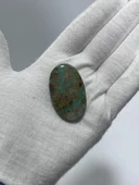 Okyanus Temalı Doğal Kabaşon Firuze Taşı 80,6 Karat - Turkuaz Taşı 16,15 Gram - 2