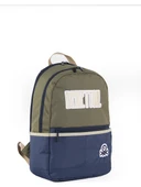United Colors Of Benetton Haki-Lacivert Unisex Sırt Çantası 03859 - 2