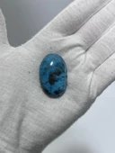 Okyanus Temalı Doğal Kabaşon Firuze Taşı 73,7 Karat - Turkuaz Taşı 14,76 Gram - 2