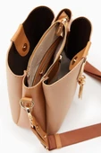 Levidor Vizon Camel Kadın Omuz Çantası 930126 - 3