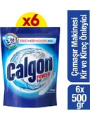 Calgon Çamaşır Makinesi Kireç Önleyici Toz 500 gr x 6 Adet - 1