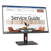 Lenovo ThinkVision S24i-30 63DEKAT3TK 23.8" 100Hz 4Ms VGA+HDMI FullHD IPS Vesa Monitör thumbnail 2