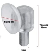 RAF PİMİ VANTUZLU NATUREL 5 MM thumbnail 2