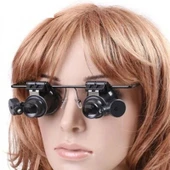 Gözlük Model Çıft Led Aydınlatma Saat Onarımı Için Harika Büyüteç thumbnail 4