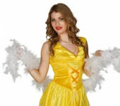 Beyaz Renk Kabarık Tüylü Otriş Boa Dekorasyon Tüy 180 CM - 2