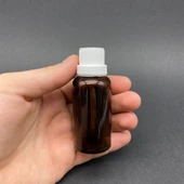 30 cc Fırçalı Cam  Şişe - Amber , 30 ml Kilitli Kapaklı Fırçalı Cam Şişe  x 3 Adet thumbnail 1