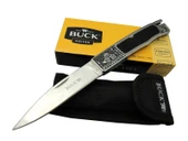 Buck Knives BK-001BRV Kamp Çakı 23 cm - Metal İşlemeli Sap, Kılıflı - 1