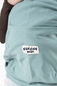 Gürcan Bebe Sling Anakucağı Cepli Bebek Taşıma Şalı Yeşil - 5