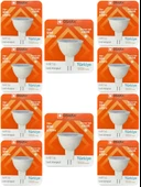 (10 Adet) Osaka 7W (50W) Beyaz Işık (6500K) G4 Duylu (İğne Bacak) Led Çanak Ampul - 1