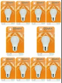 (10 Adet) Osaka 7W (50W) Beyaz Işık (6500K) E27 Duylu (Kalın Duy) Led Mini Ampul - 1