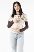 Gürcan Bebe Sling Anakucağı Cepli Bebek Taşıma Şalı Kapiçino - 1