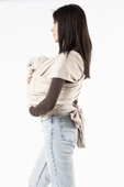 Gürcan Bebe Sling Anakucağı Cepli Bebek Taşıma Şalı Kapiçino - 2
