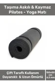 Özel Konfor Modeli Çift Taraflı Kaymaz Silinebilir Antibakteriyel Yoga Meditasyon Minderi 6,5mm Mat - 1