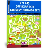 3-9 YAŞ Çocuklar İçin Çiz-YAZ Labirent Bulmaca Seti thumbnail 1