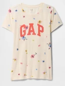 Gap Logo T-Shirt V-Ss Logo Classic Tee Kadın 729555 Tişört - 3