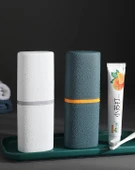 KENPAZAR Seyahat Tipi Diş Macun ve Fırçası Kabı thumbnail 4