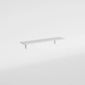 Kenzlife petek üstü raf dresuar feng şui byz 120*15 tekli kitaplık duvar rafı 120 cm uzunluk thumbnail 3