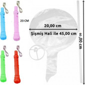 LED IŞIKLI ŞEFFAF IŞIKLI BALON - 2