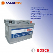 Bosch S4 032 Silver 12 V 74 Ah 680A Akü - 1