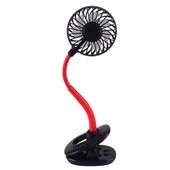 Portatif Işıklı Mini Klipsli Fan - 1