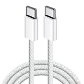 FitPlus IP16K Type-C to Type-C 1mt 60W Örgü Tasarım Hızlı Şarj Kablosu - 1