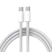 FitPlus IP16K Type-C to Type-C 1mt 60W Örgü Tasarım Hızlı Şarj Kablosu - 2