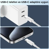 FitPlus IP16K Type-C to Type-C 1mt 60W Örgü Tasarım Hızlı Şarj Kablosu - 3