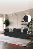 Moda Home Bedding Retro yataklı kanepe,yatak olabilen,dinlenme amaçlı legom aktivite koltuğu-Antrasit - 1
