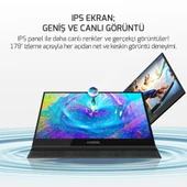 Ezcool Lite E15T 15.6" 4 ms Full HD IPS 60 Hz Taşınabilir Dokunmatik Monitör ( Sıfır Ölü Piksel Garantili ) thumbnail 3