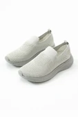 Albishoes Unisex Triko Çorap Bağcıksız Hafif Rahat Taban Günlük Koşu Yürüyüş Sneaker Spor Ayakkabı - 4