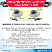Ambulans Mevzuatına Uygun 2 Kameralı 8 Kanal Mobil NVR 500 GB 7 inç Monitörlü Tak Kullan Set - 3