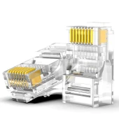 RJ45 Jack Cat5e İnternet Kablo Kablosu Ucu Konnektör Ethernet Connector Jak 4220 - 2