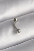 316L Çelik Gümüş Renk Topçuk Model Piercing - TJ-PR1363 - 1