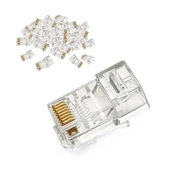 RJ45 Jack Cat5e İnternet Kablo Kablosu Ucu Konnektör Ethernet Connector Jak 4220 - 1