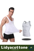 Premium Erkek Atlet Korse Bel Göğüs Dik Duruş Jinekomasti Toparlayıcı Extra Göbek Sıkılaştırıcı - 2