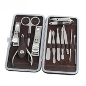 12 li Manikür Seti Çantalı - 1