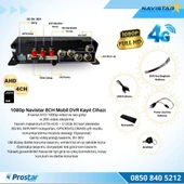 8 Kanal AHD Profesyonel 1080p 4G GPS WIFI Uzaktan izlemeli Mobil Dvr Kayıt Cihazı - 3