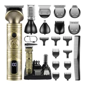 Profesyonel Saç Kesme Makinesi Tek Gövde 6 Başlık Standlı V-106 - 1